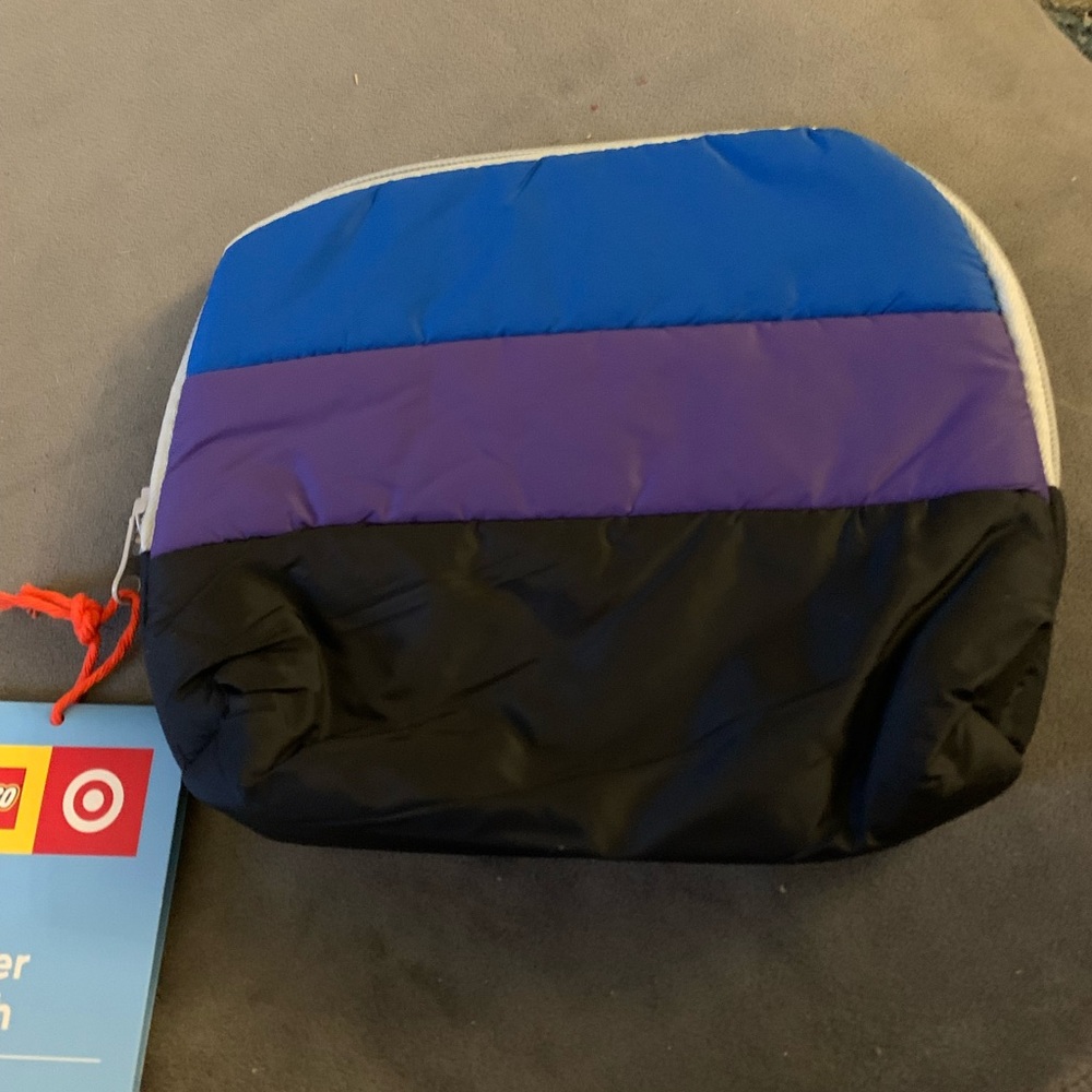 Lego theme zipper pouch